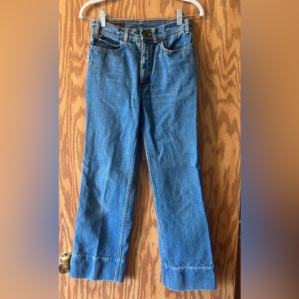 Women’s Vintage Brass Eagle Rare 70s Classic Blue Women’s Jeans - Straight Leg